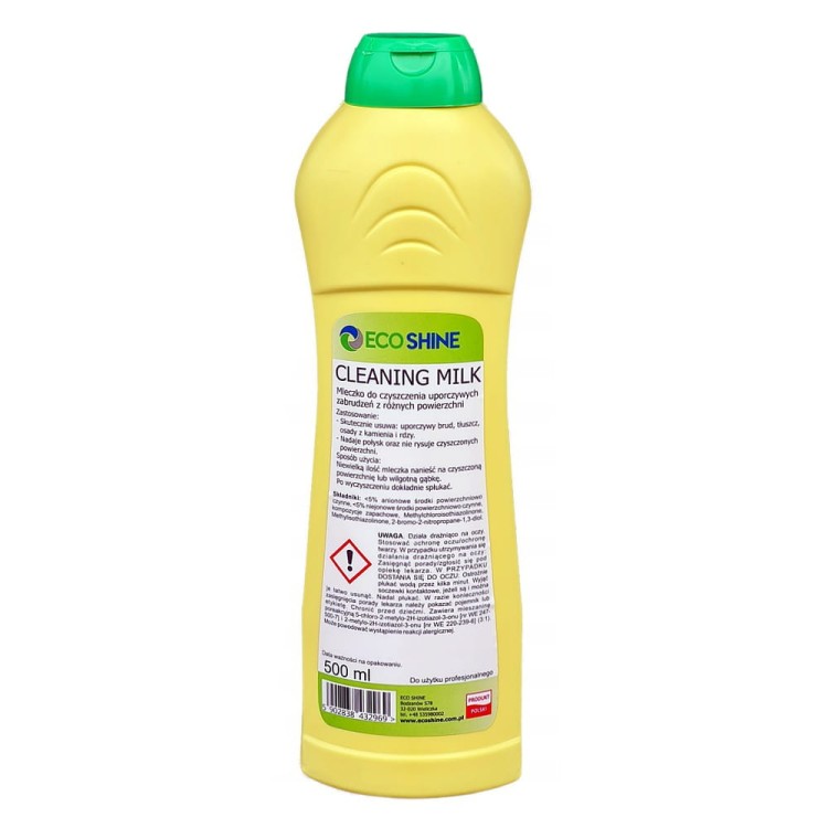 CLEANING MILK  0,5L - Mleczko do czyszczenia uporczywych zabrudzeń z różnych powierzchni.