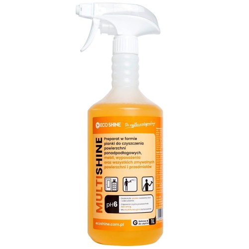 MULTISHINE 1L - Uniwersalny preparat czyszczący do powierzchni ponadpodłogowych