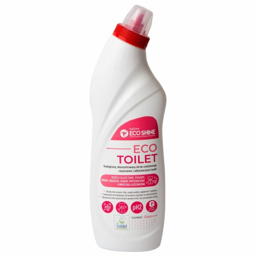 ECO TOILET 750ml - Ekologiczny, skoncentrowany żel do codziennego czyszczenia i odkamieniania toalet oraz sanitariatów