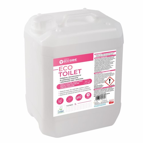 ECO TOILET 5L - Ekologiczny, skoncentrowany żel do codziennego czyszczenia i odkamieniania toalet oraz sanitariatów