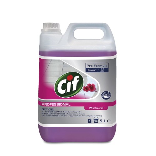 Cif Oxy Gel Wild Orchid 5L Preparat do codziennego  czyszczenia podłóg i innych wodoodpornych  powierzchni zmywalnych