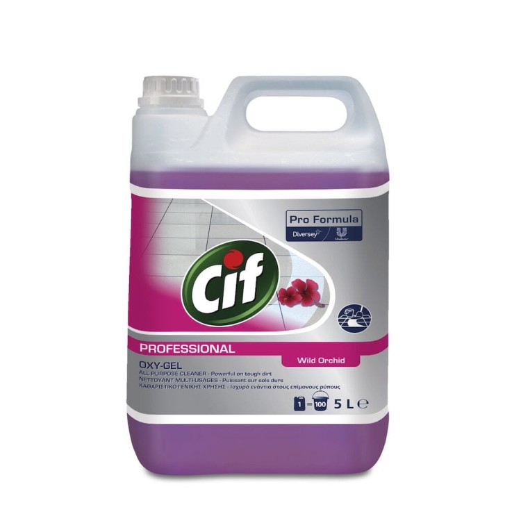 Cif Oxy Gel Wild Orchid 5L Preparat do codziennego  czyszczenia podłóg i innych wodoodpornych  powierzchni zmywalnych