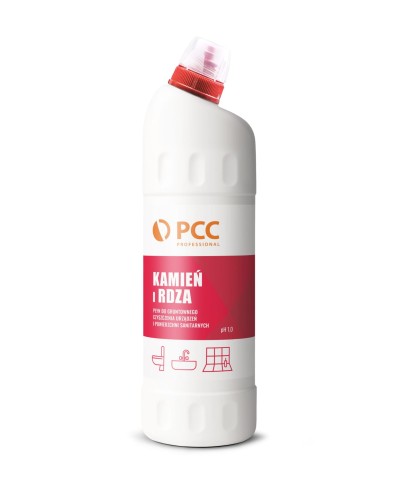 PCC PROFESSIONAL KAMIEŃ I RDZA 1L - Preparat do usuwania rdzy i kamienia  z sanitariatów