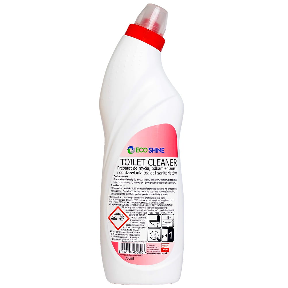 TOILET CLEANER 750ml - Żel do toalet myjąco-odkamieniający
