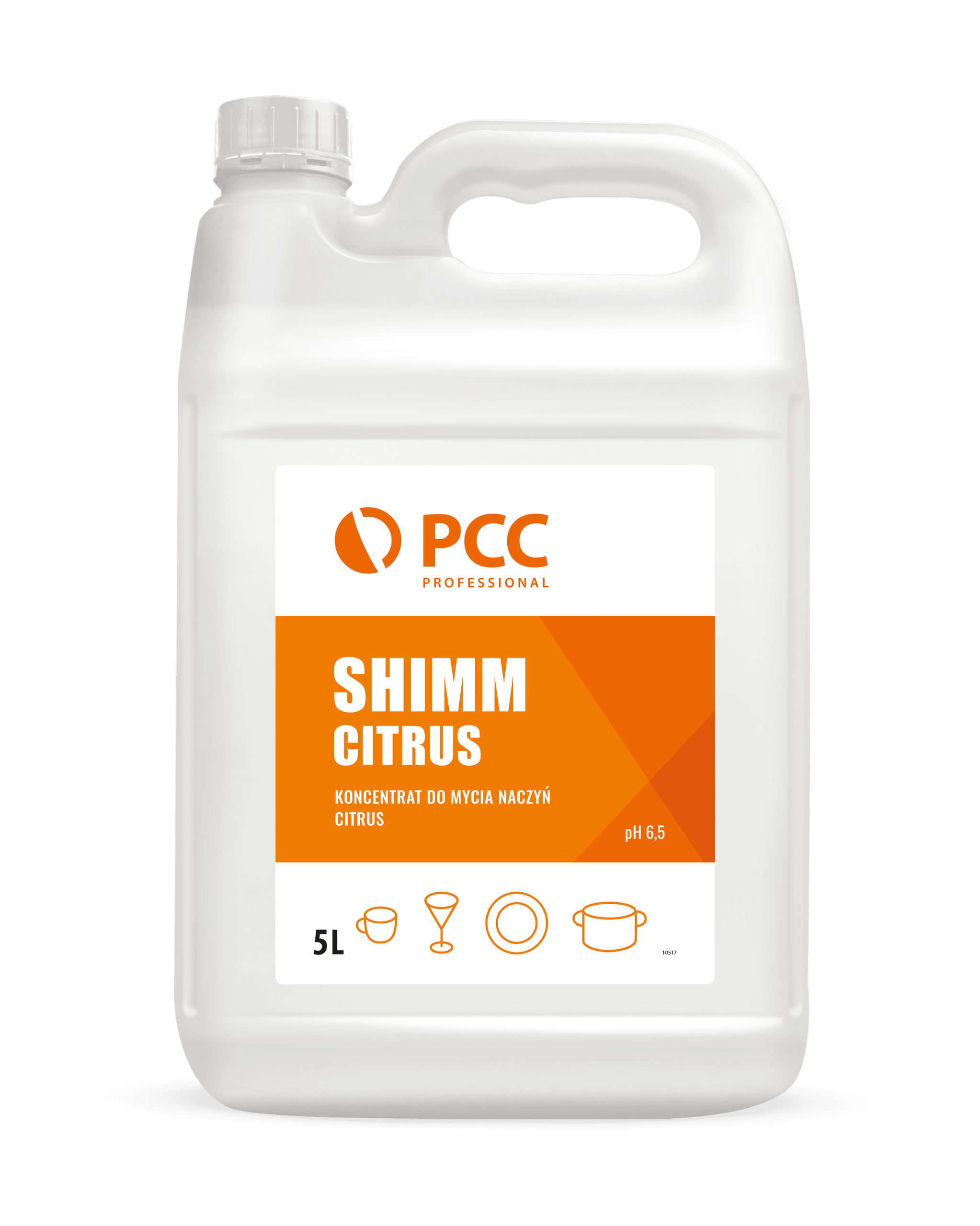 PCC PROFESSIONAL SHIMM Citrus 5L - Koncentrat do mycia naczyń