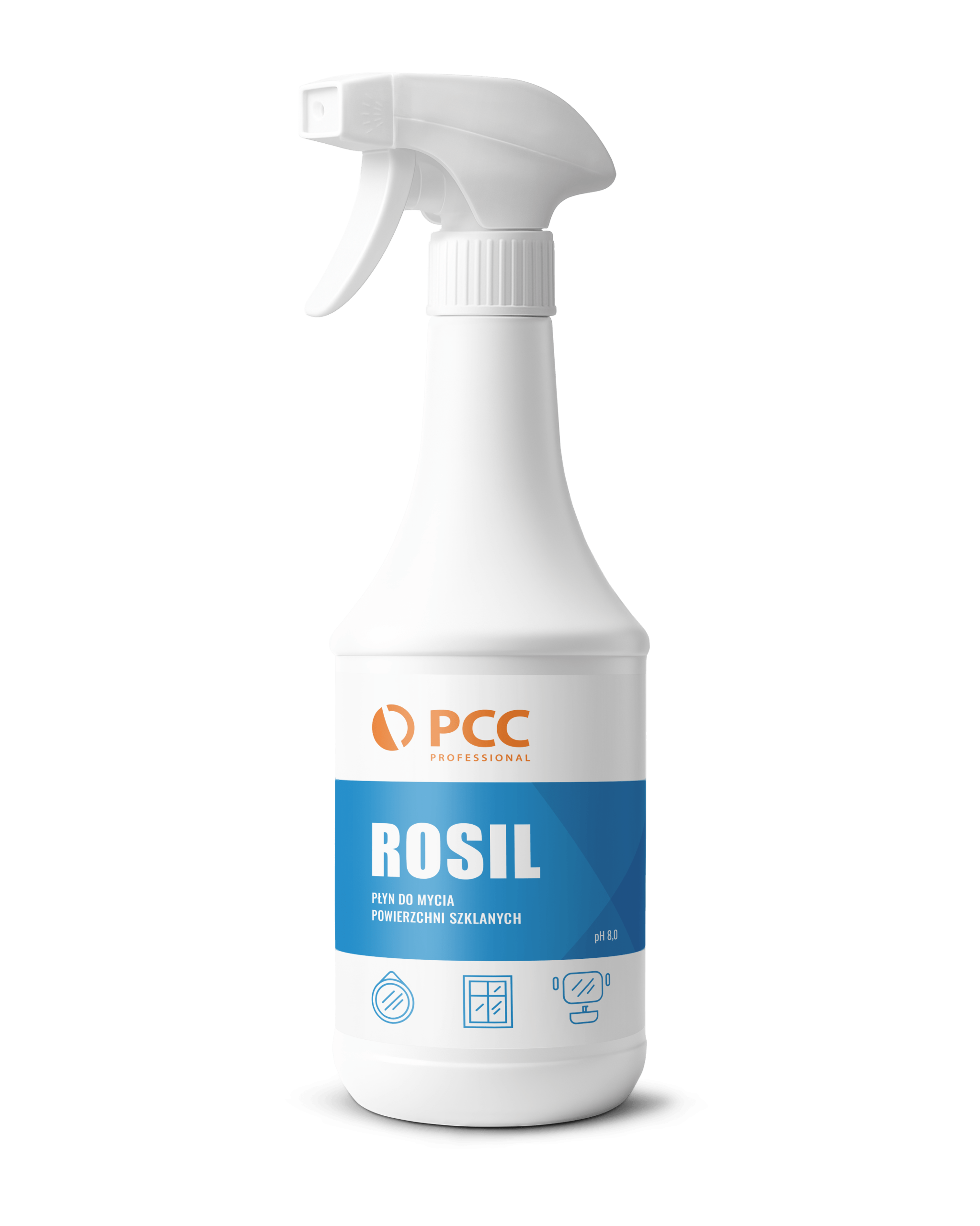 PCC PROFESSIONAL ROSIL 1L - Płyn do mycia szyb